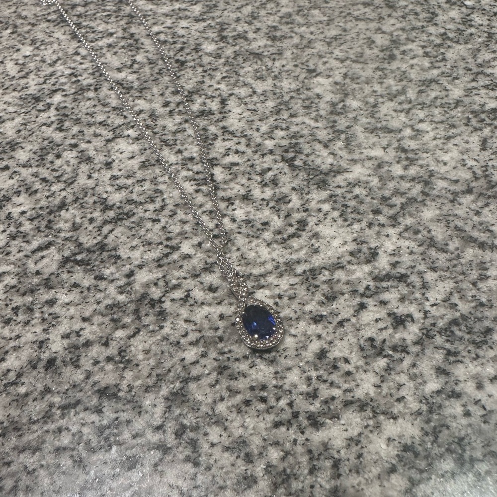 Sapphire Necklace from Kay’s Jewelers
Not sure of original price